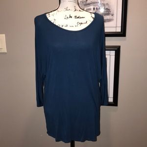 Fascination 3/4 dolman sleeve tunic MEDIUM